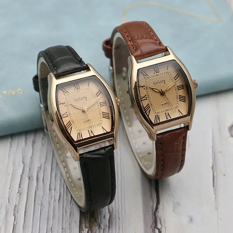 Vintage Leather Ladies Wristwatches