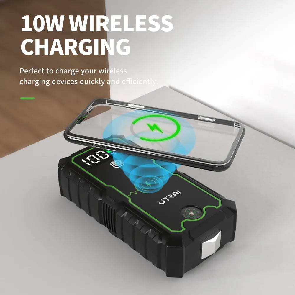 2500A Jump Starter Portable Charger Car Booster