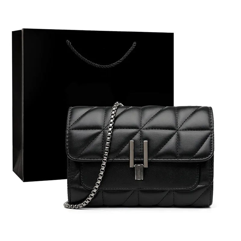 Women Leather Chain Crossbody Bags