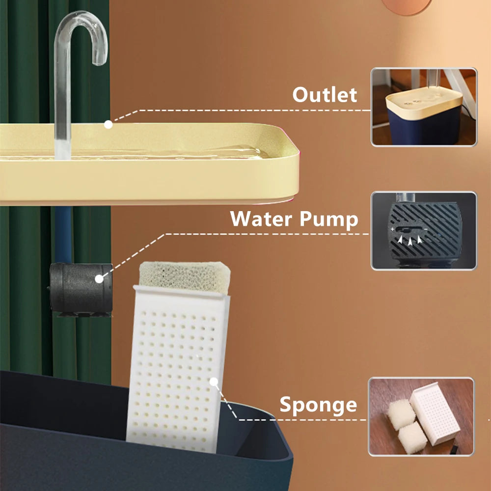 USB Electric Cat Water Fountain Auto Filter