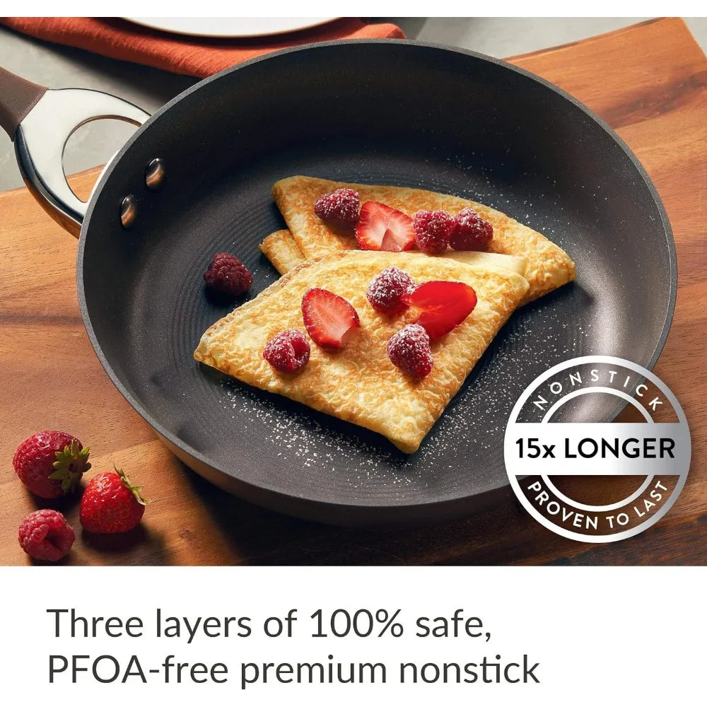 Anodized Nonstick Cookware Pots and Pans Set