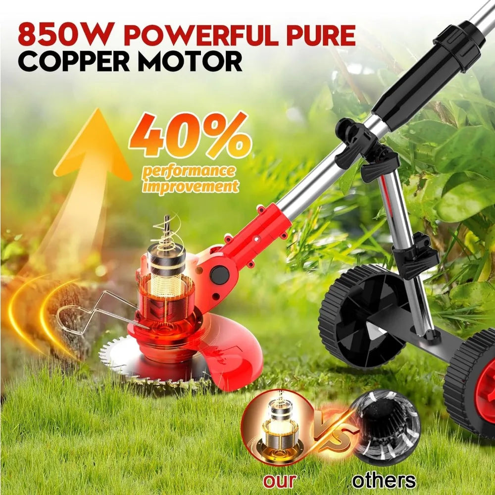 3 in 1 Adjustable Edger Brush Cutter Kit