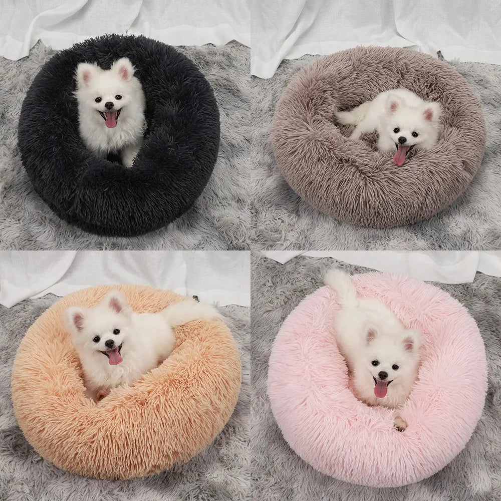 Donut Dog Plush Bed