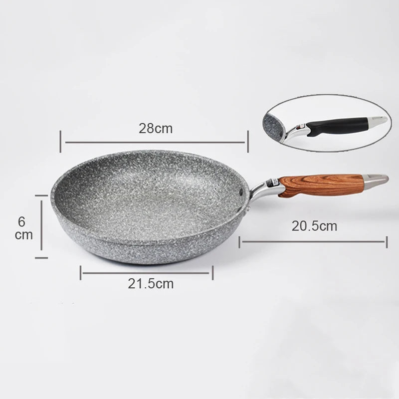 Durable Stone Frying Wok Pan