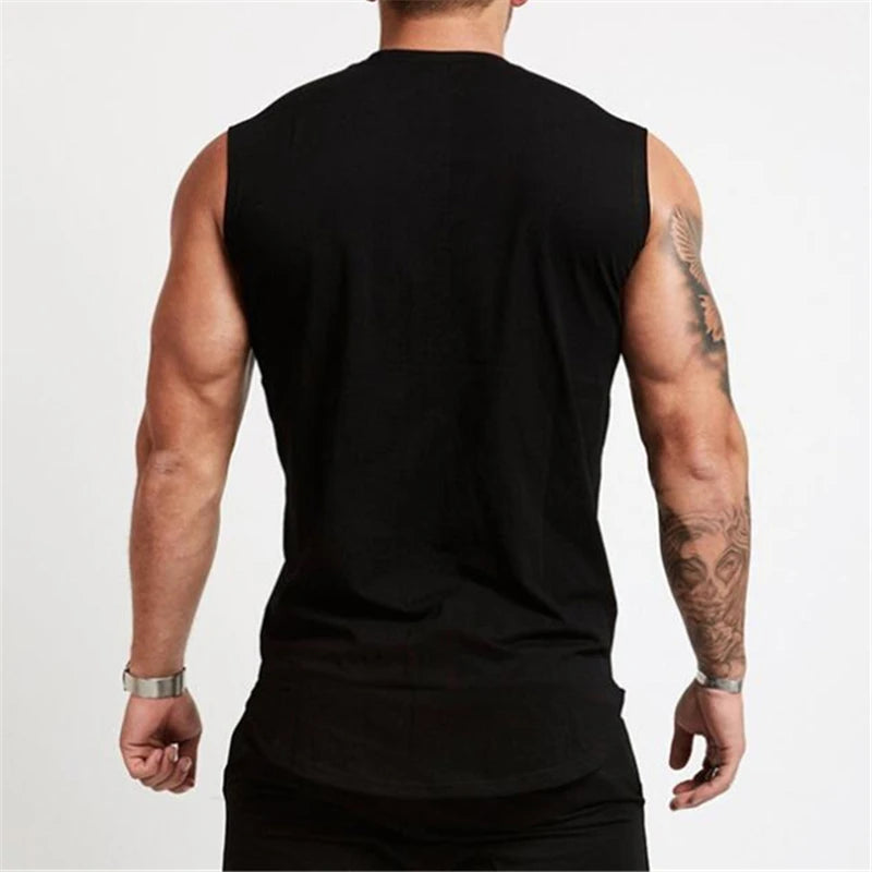Men Summer Workout Sleeveless Shirt
