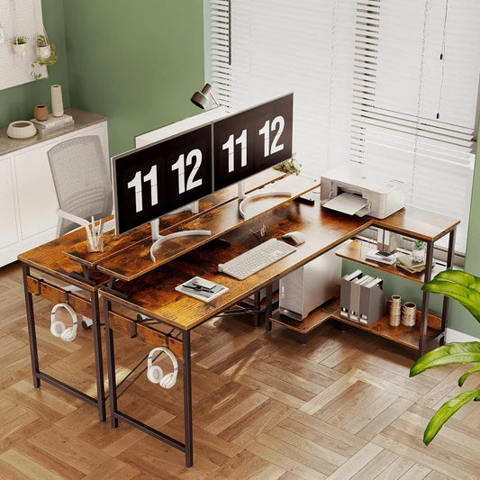 66 inch L Shaped Computer Desk