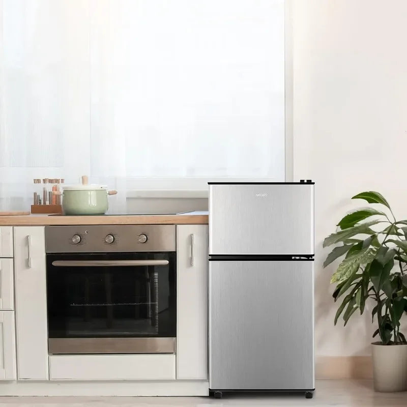 3.5 Cu Ft Mini Fridge with Freezer