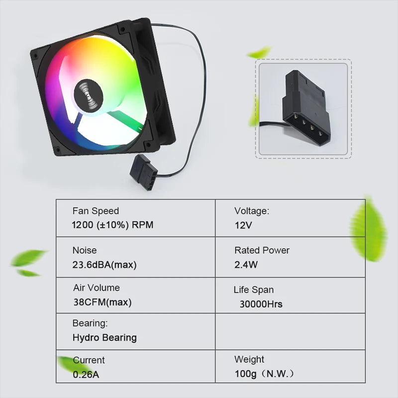 Computer Case Air Cooling RGB Fans