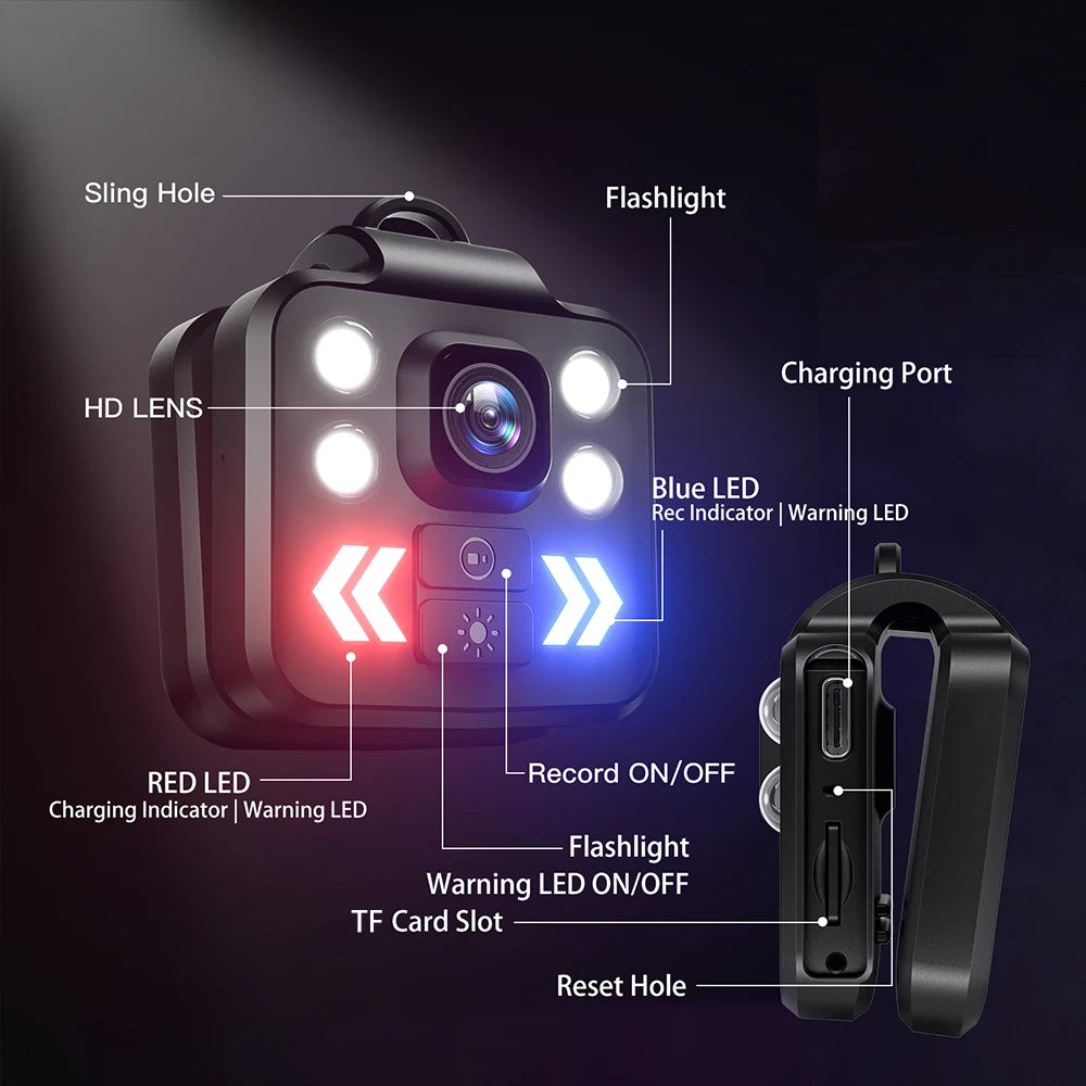1080P Wearable Mini Body Sport Camera