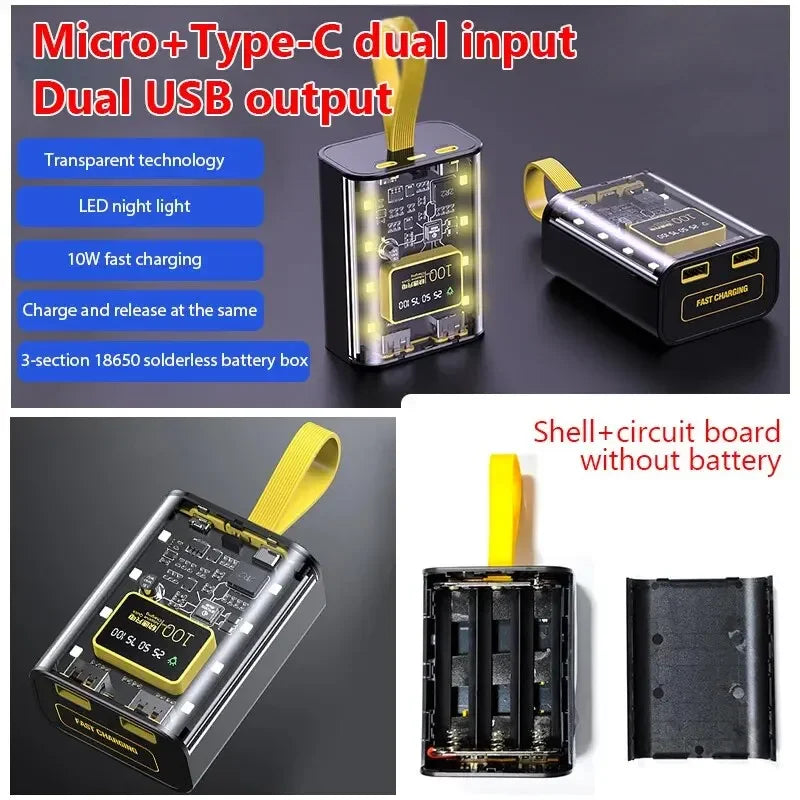 18650 Power Bank Cases