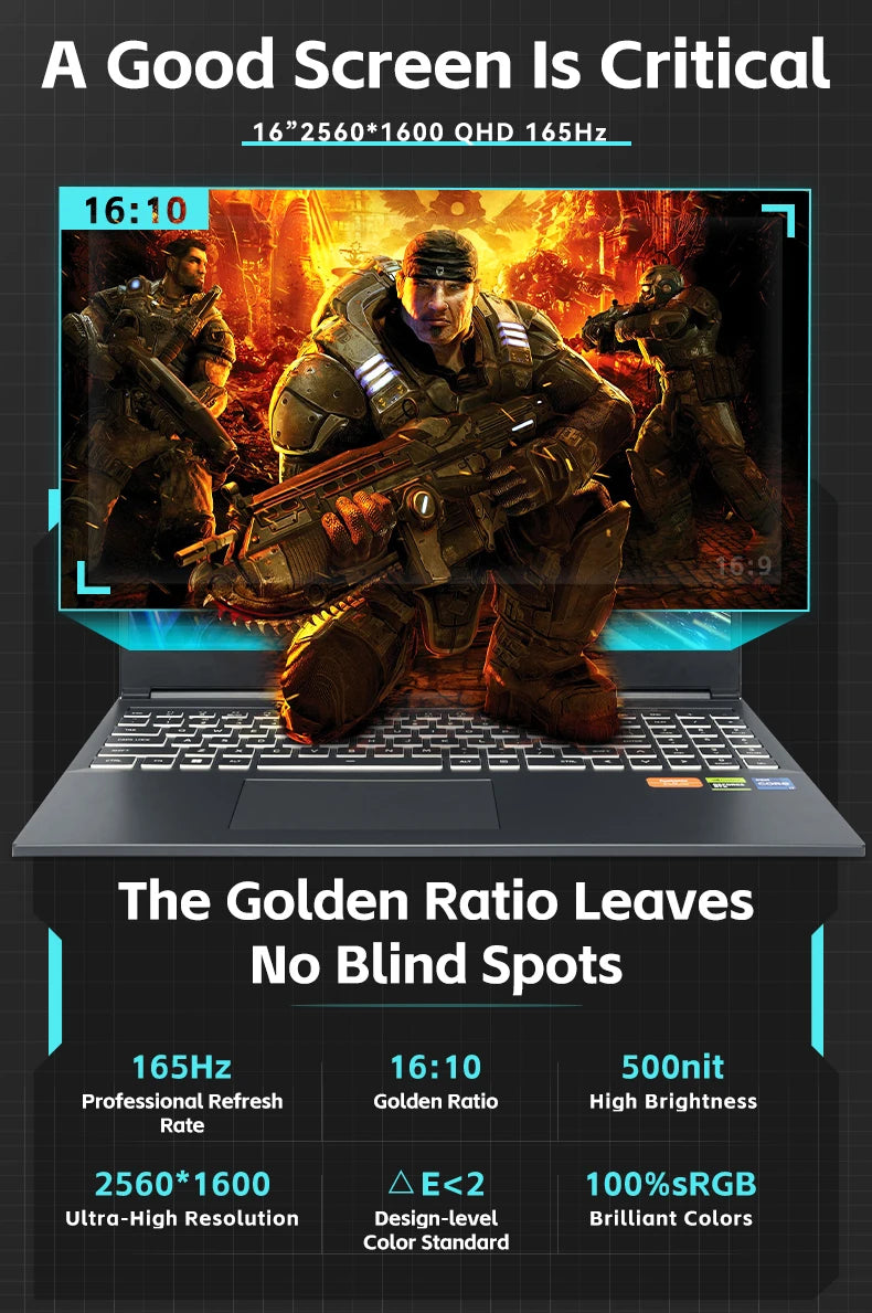 T6A 16 Inch Intel i7 Laptop