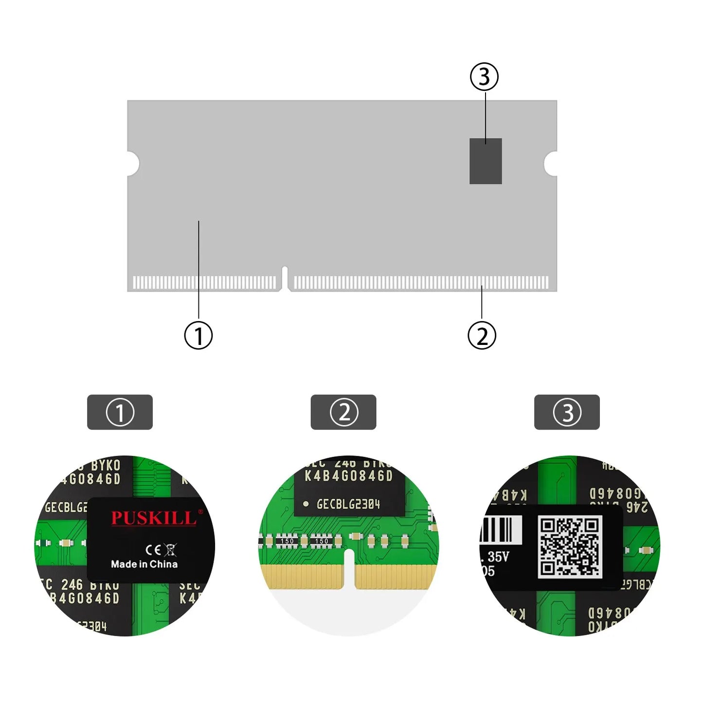 Notebook DDR4 DDR3L Memoria Ram