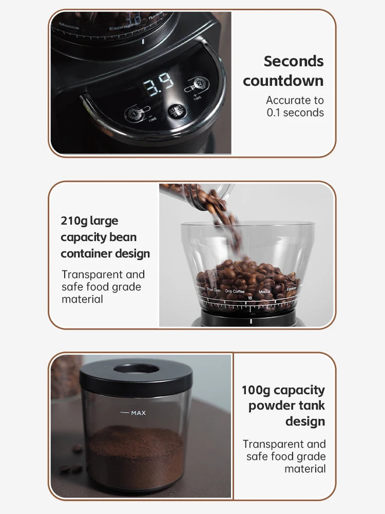 Automatic Burr Mill Electric Coffee Grinder