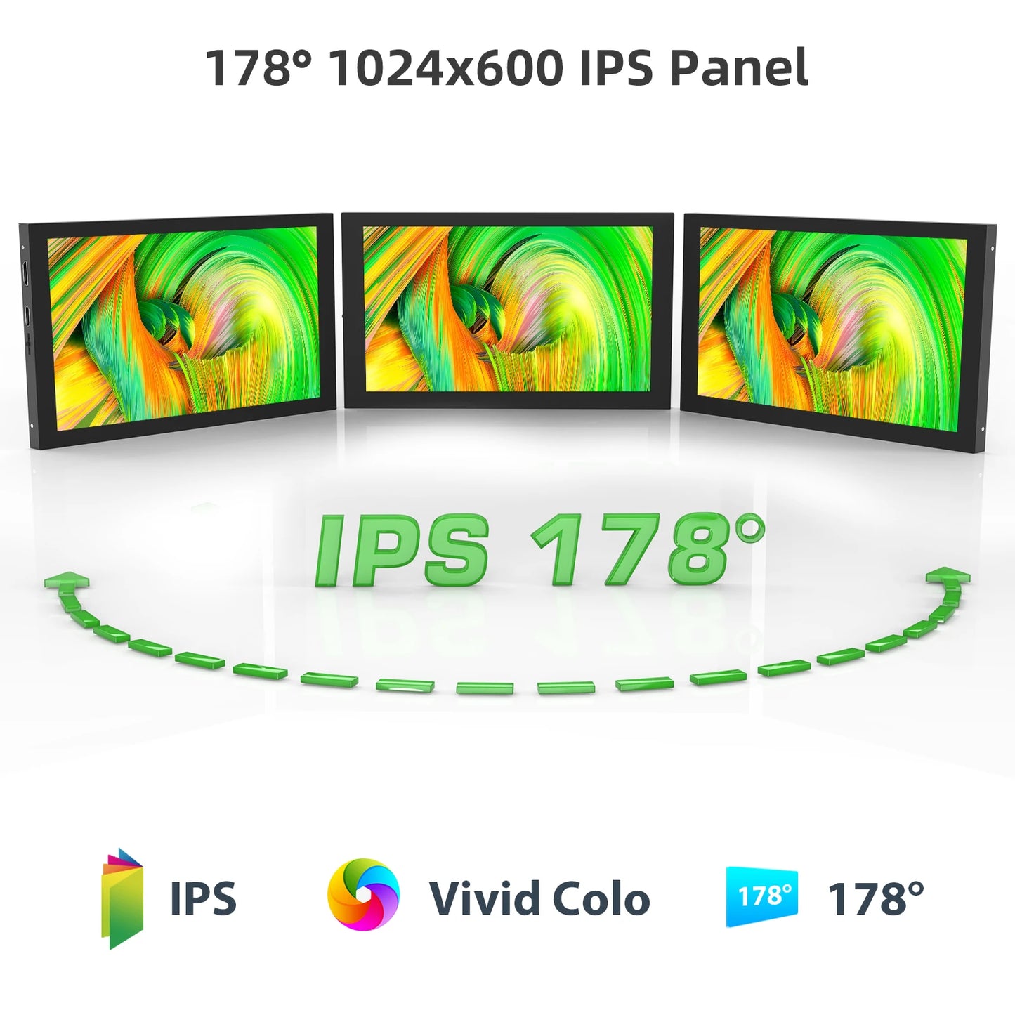 7/10 Inch Touchscreen HD Display Portable Monitor