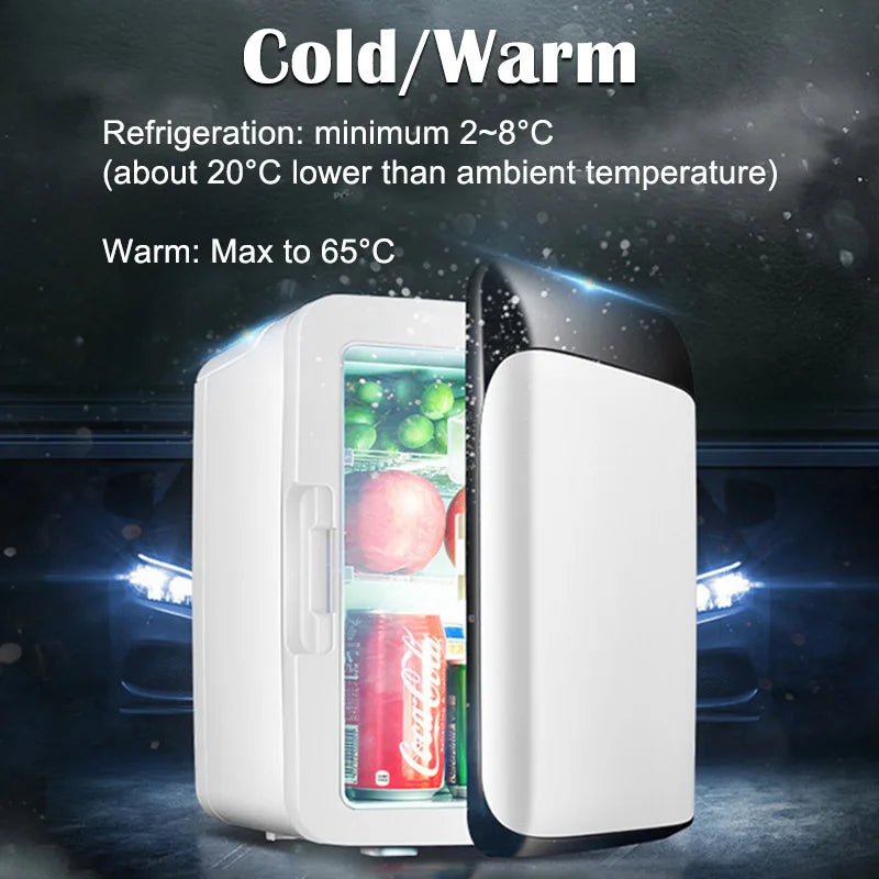 10L Dual-Use Mini Car refrigerator