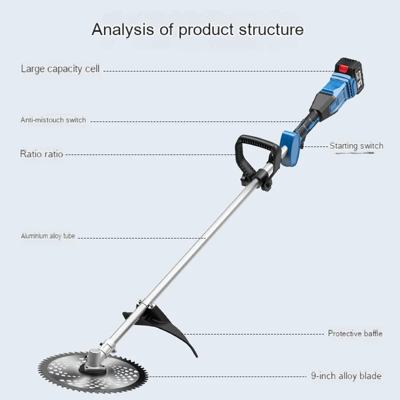 10" Brushless Electric weed eater