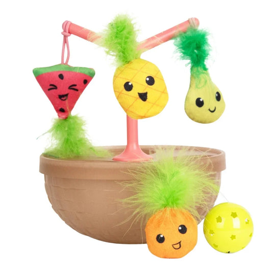 Wobbling Cat Toy Fruit Bowl