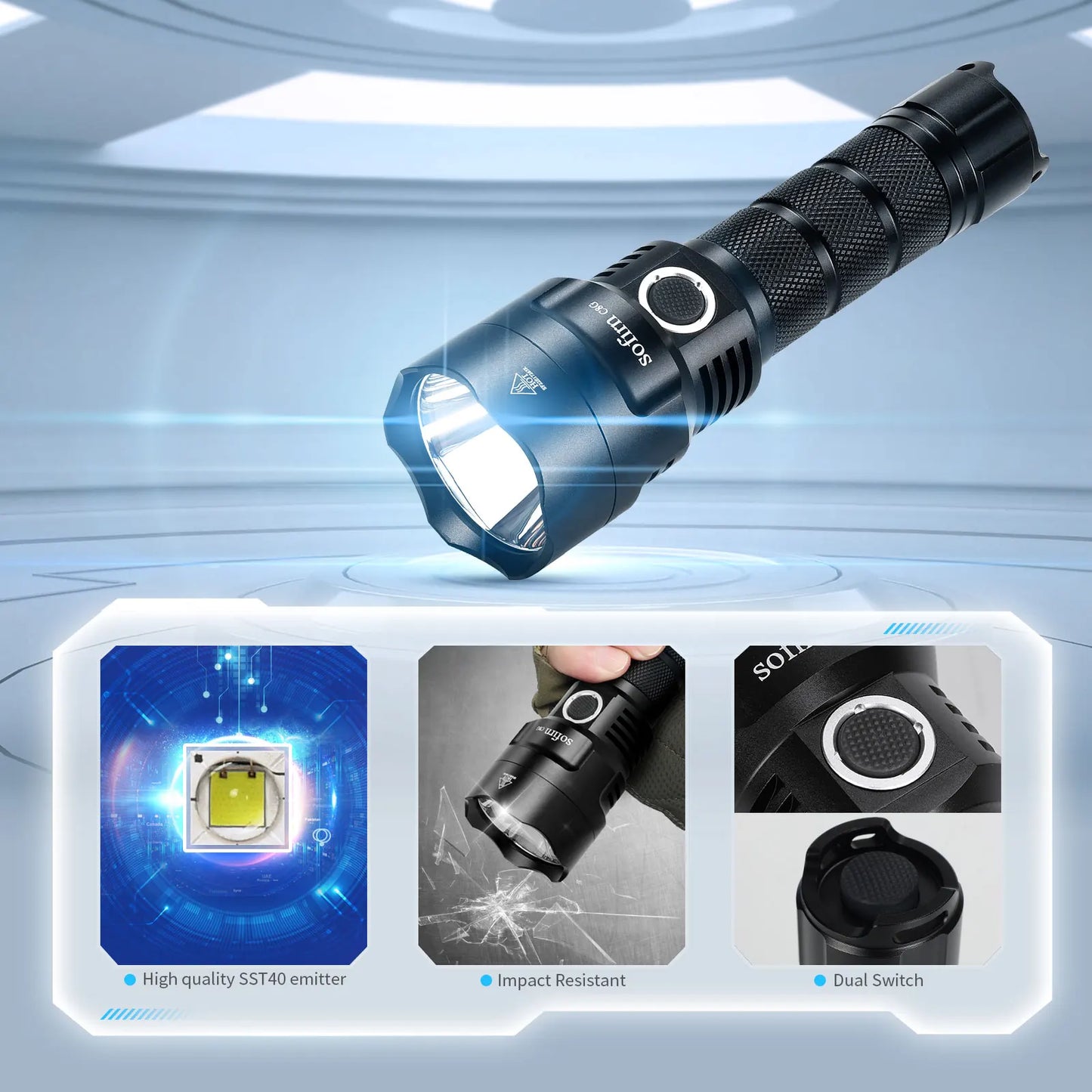 Powerful LED Flashlight