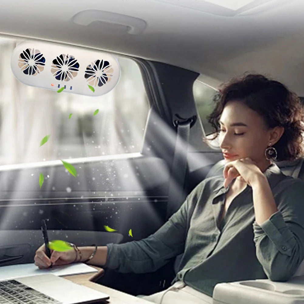 Solar Car Exhaust Fan for Summer Cooling