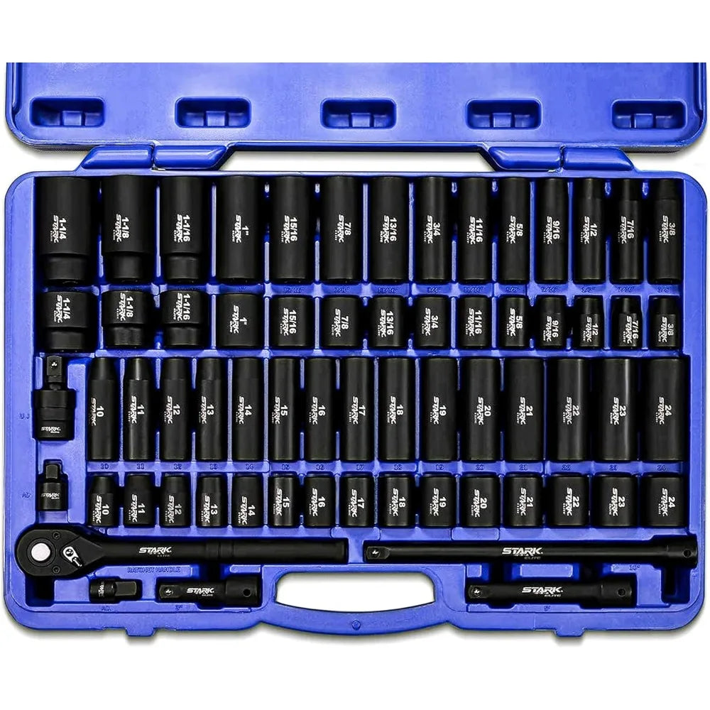 1/2" Drive Master Impact Socket Set