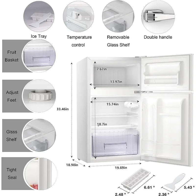 Antarctic Star Mini Fridge with Freezer