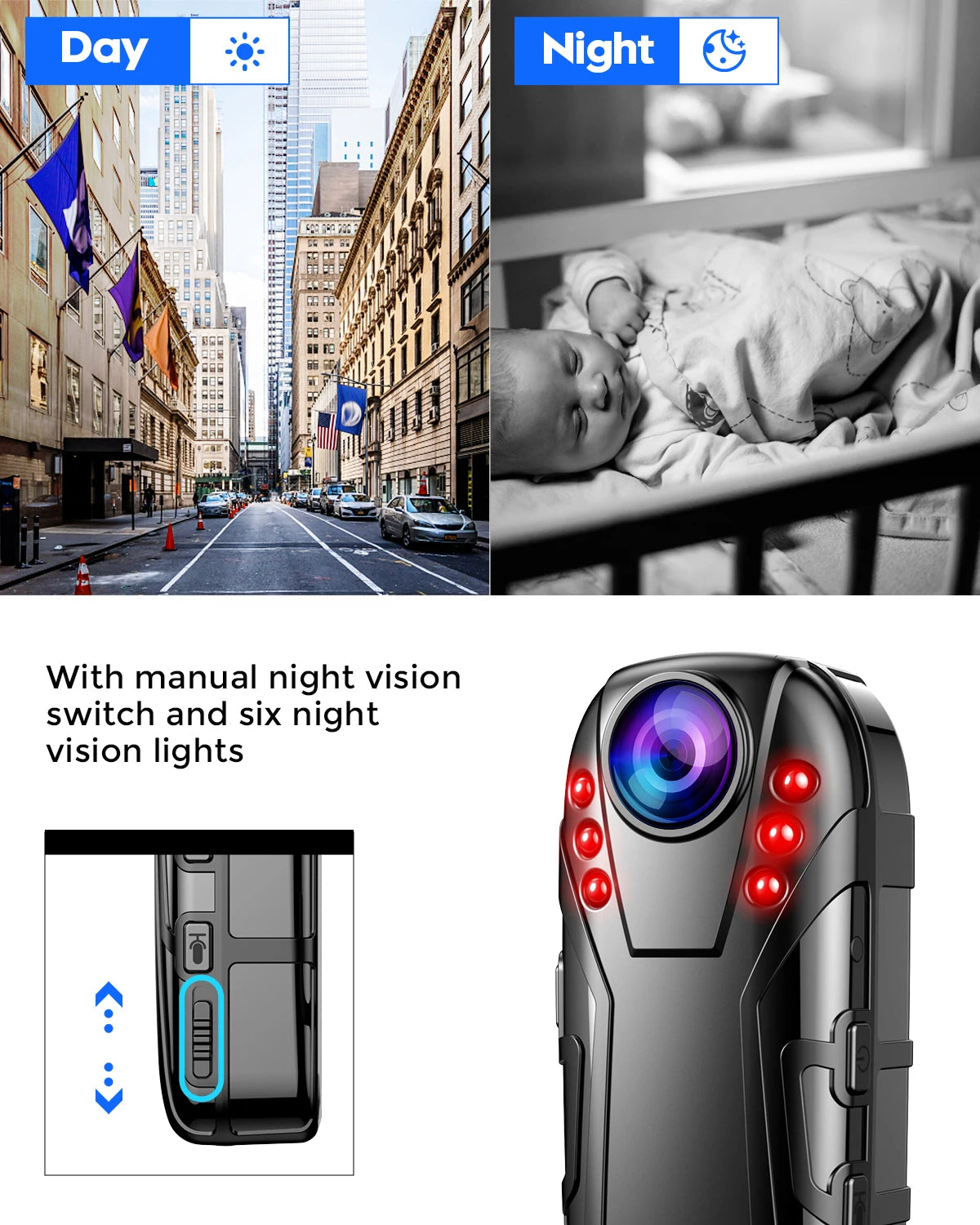 L02 Small Full HD 1080P Portable Body Camera