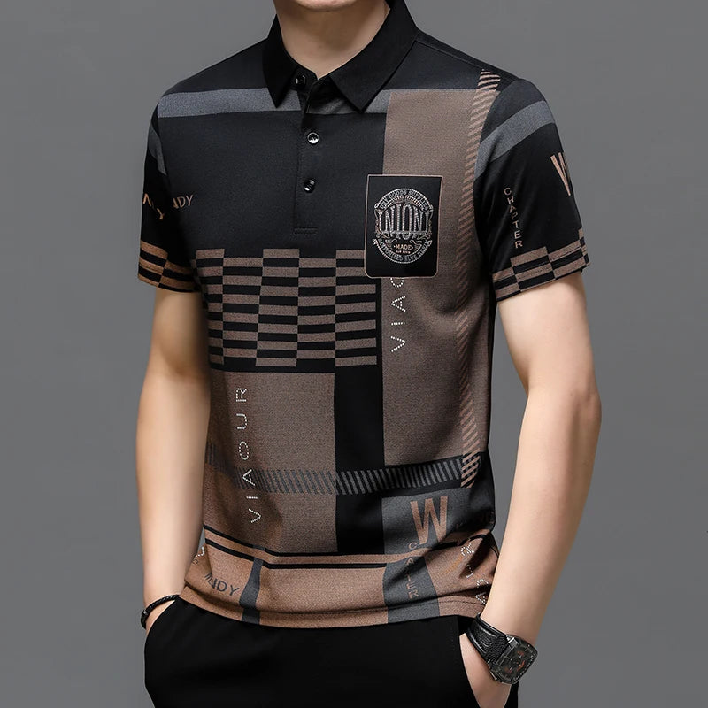 Men's Summer Short sleeved Polo T-shirt