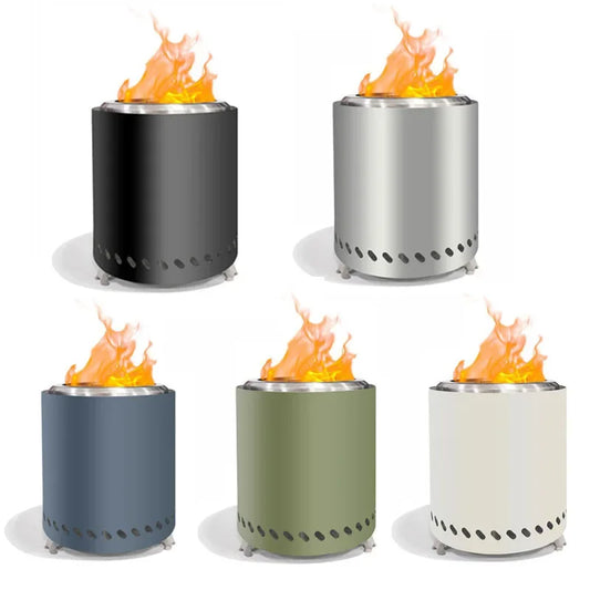 Portable Bonfire Stainless Steel Fire Pit Brazier