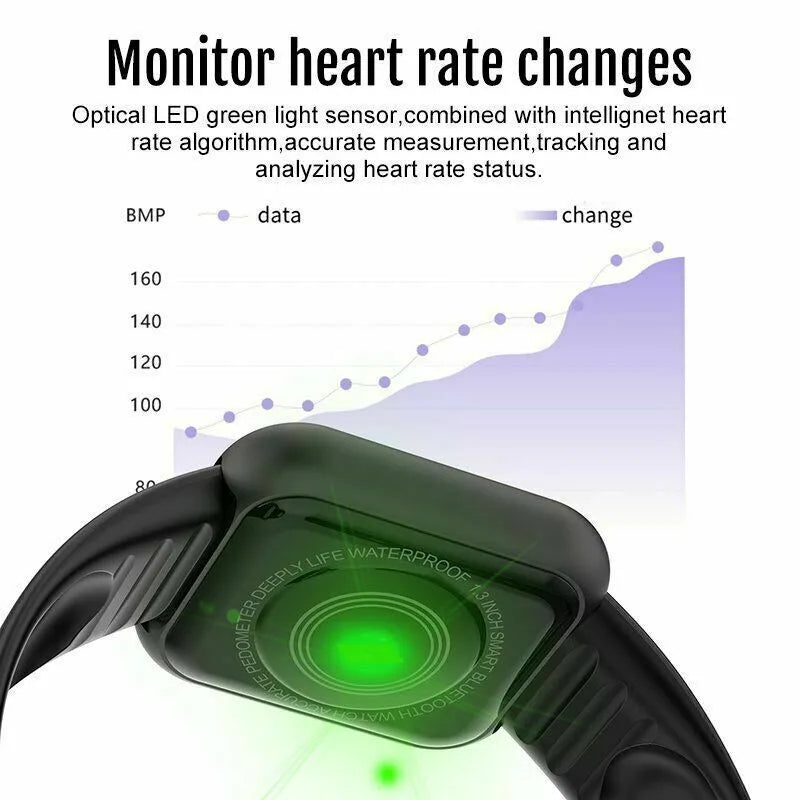 Multifunctional Y68 Smart Watch