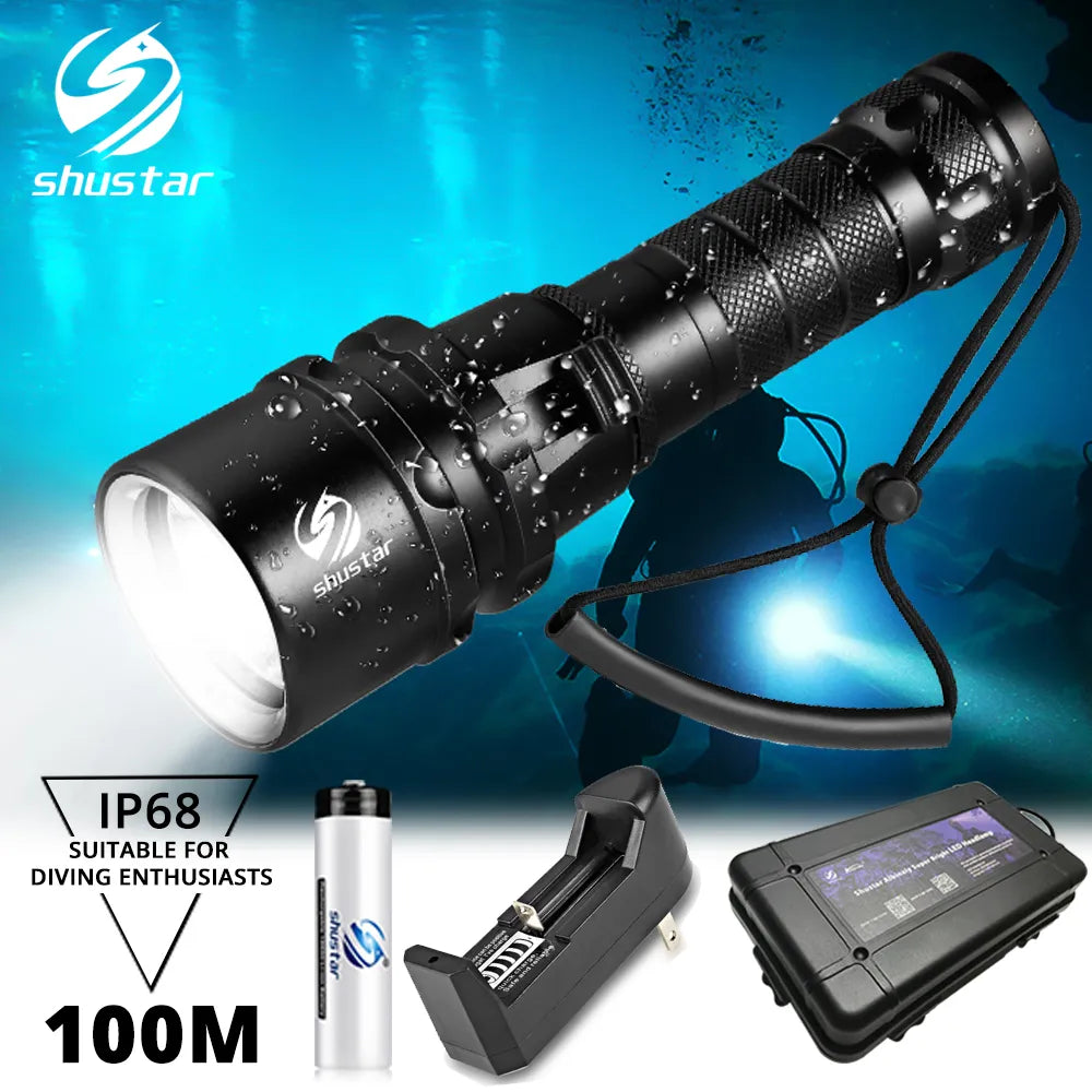 Super bright Diving Flashlight