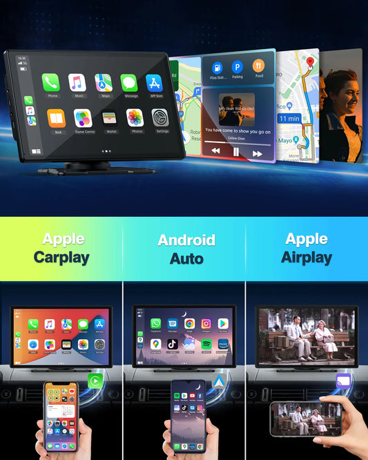 Wireless Apple Android 9inch Apple Car GPS Navigator