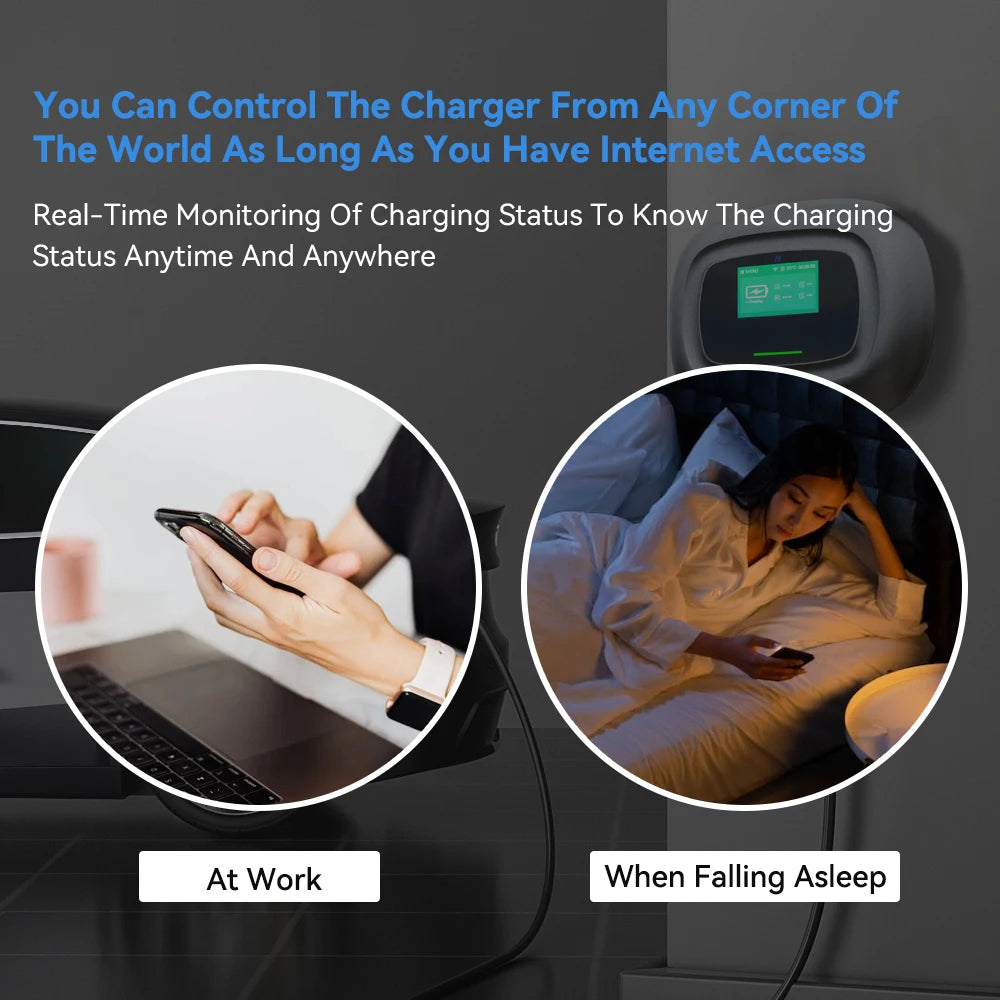 16A 32A EV Wall Mounted Charging Wallbox