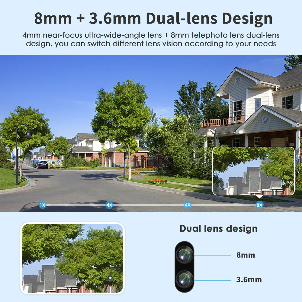 8MP WiFi IP Surveillance Cameras