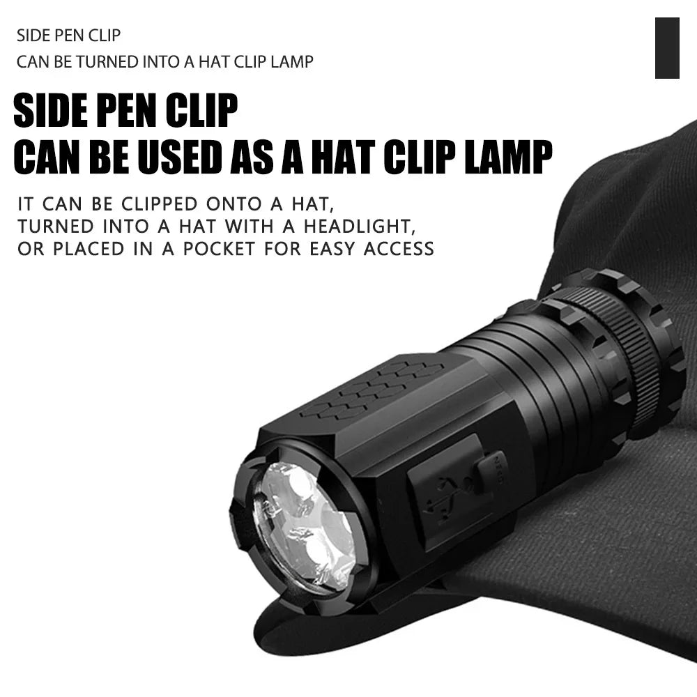2000LM Powerful Mini EDC LED Flashlight