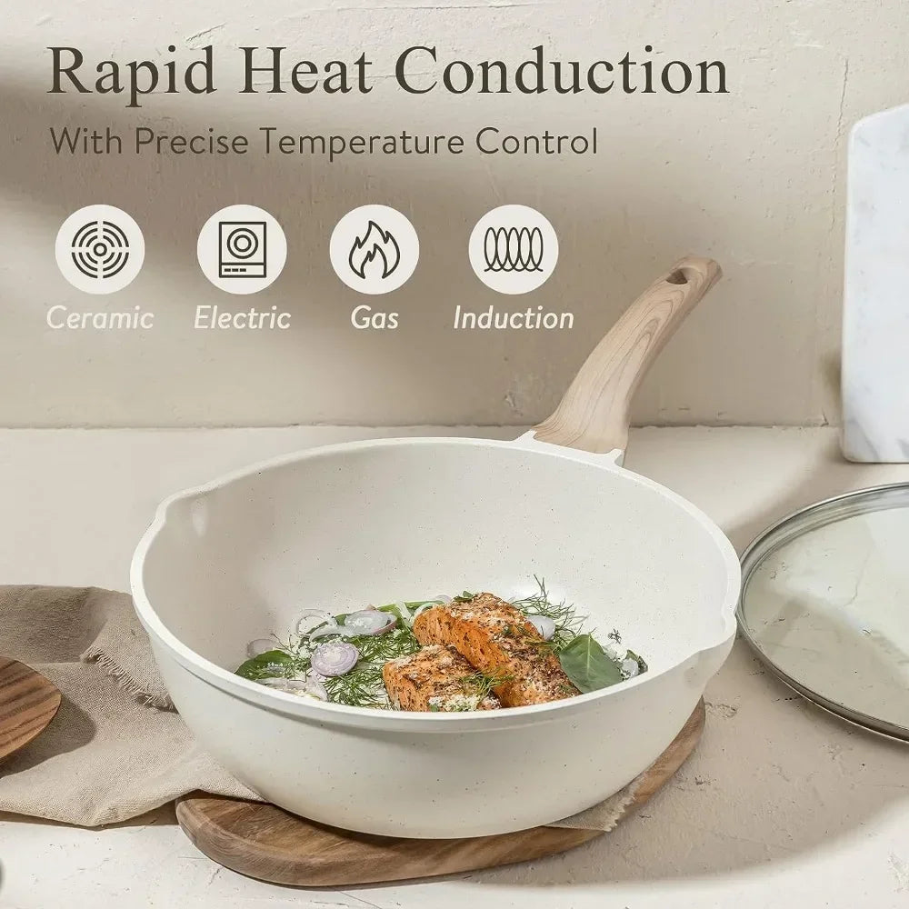 3-7 Nonstick Pots and Pans Set