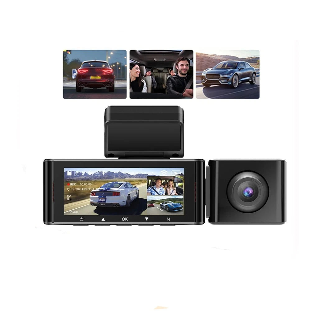 Car DVR M550-3CH 4K Dash Cam
