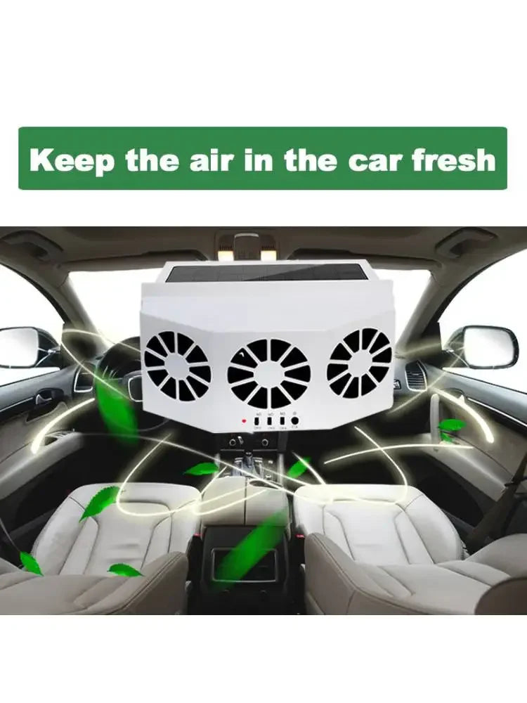 Solar Car Vent Purifier Fan