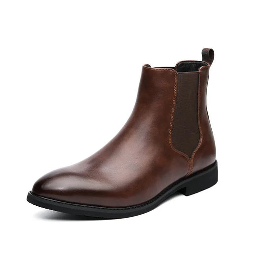 Men Leather Chelsea Boots