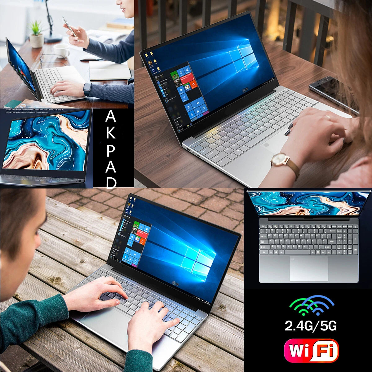 Windows 11 10 Pro Portable Intel Laptop