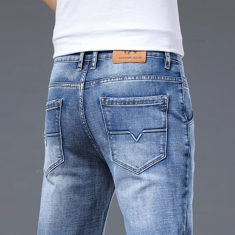 Men's Thin Stretch Fit Jeans