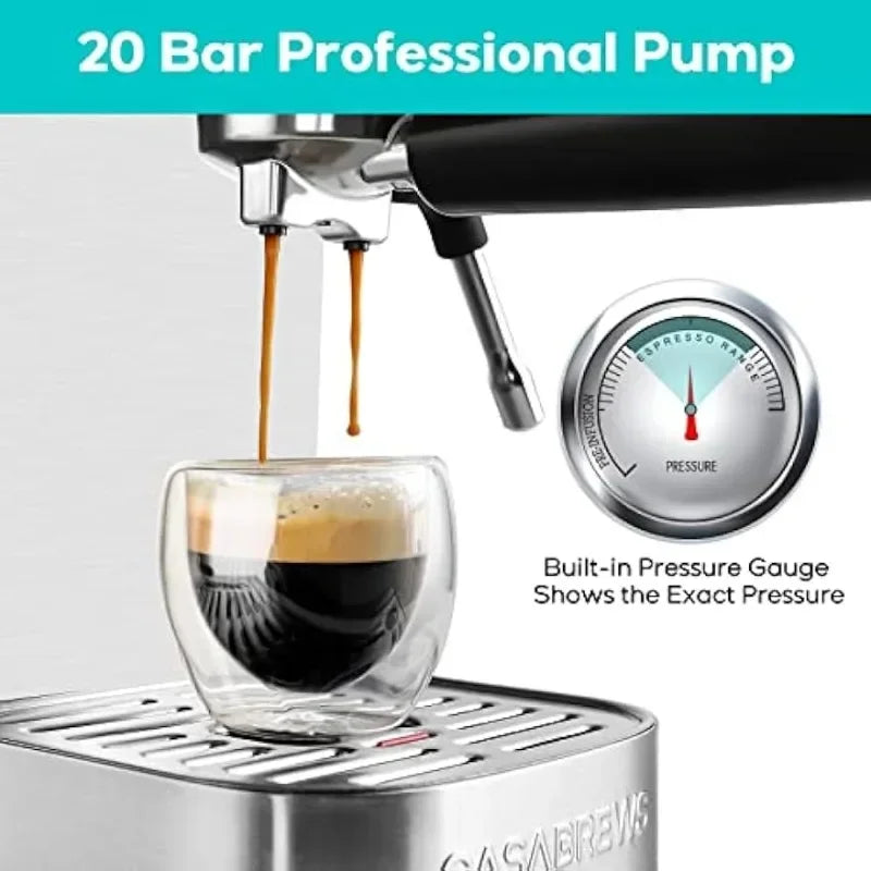 Stainless Steel Espresso Coffee Maker Machine