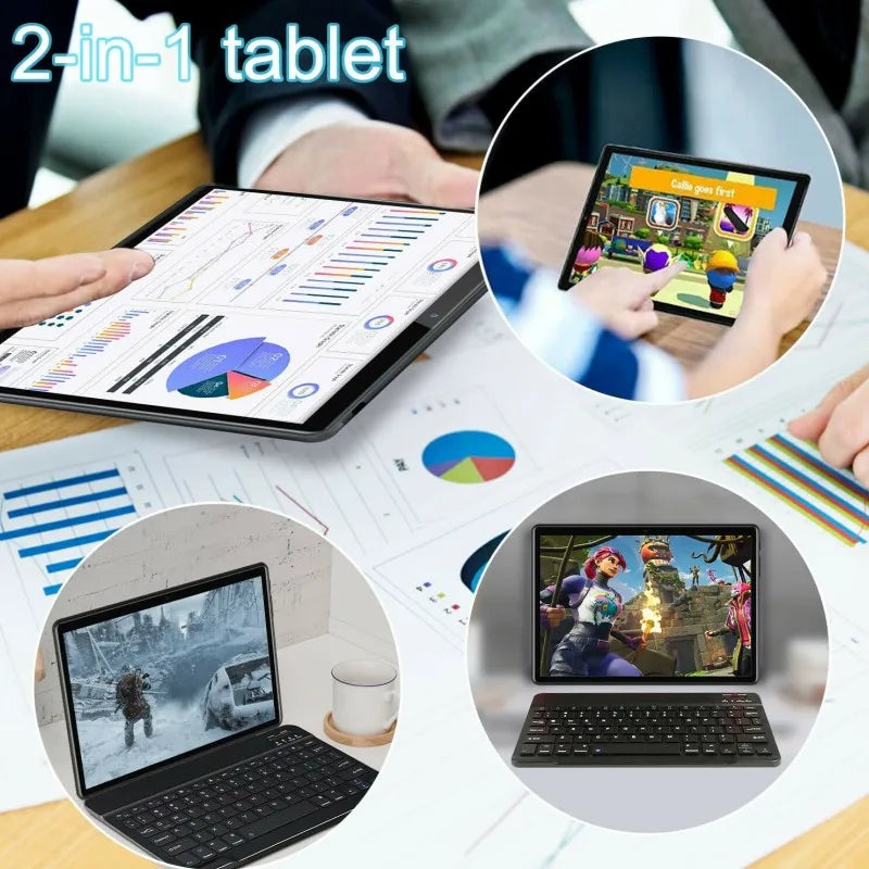 2GB RAM 32GB ROM Tablet PC With Docking Keyboard
