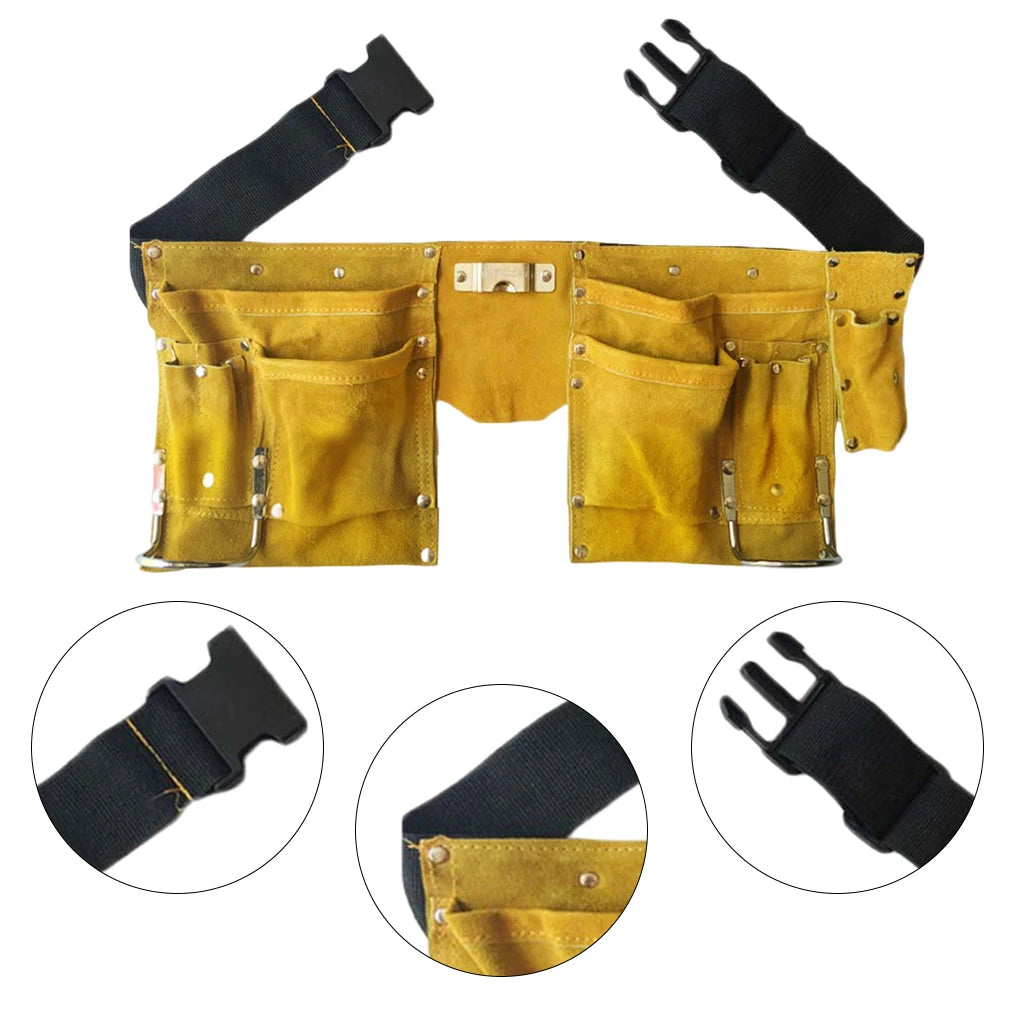 Leather Tool Belt Electrician Work Apron