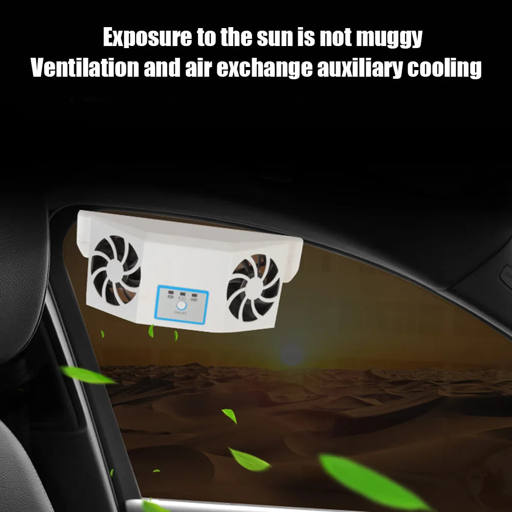 Solar Car Cooler Fan System