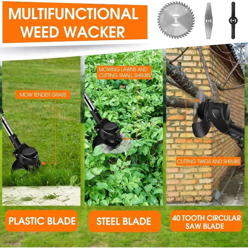 Electric Weed Wacker Cordless Trimmer