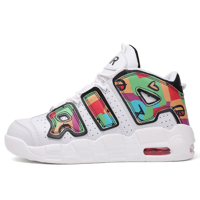 Men Breathable Basketball Sneakers Shoes