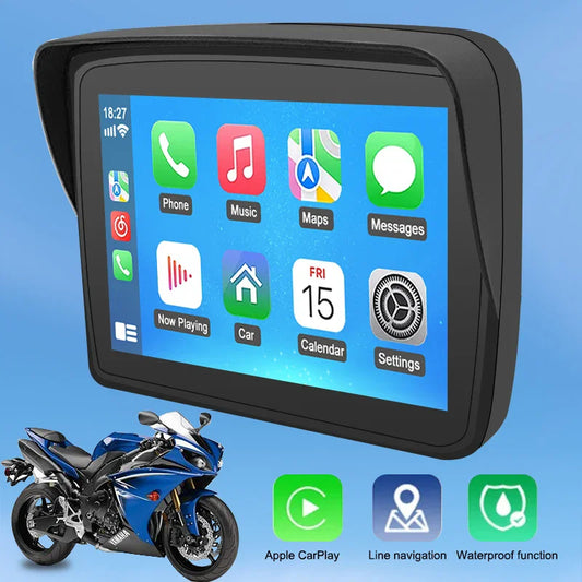 5 Inch Motorcycle Car Waterproof GPS Navigation