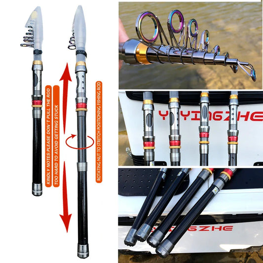 Telescopic Fishing Rod Combo Set