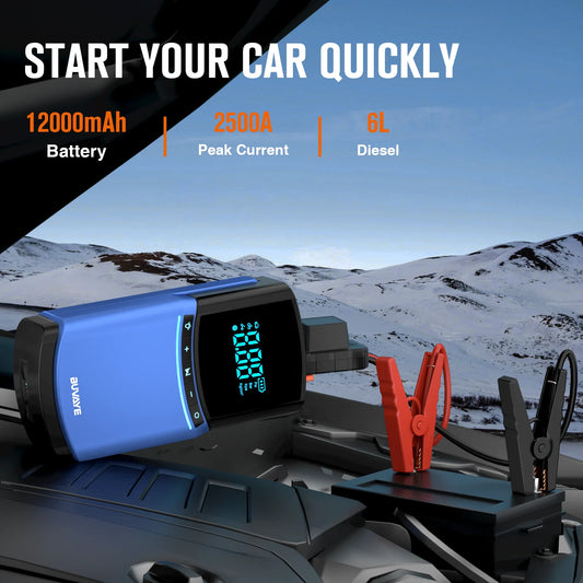 4 in 1 Car Jump Starter Air Pump