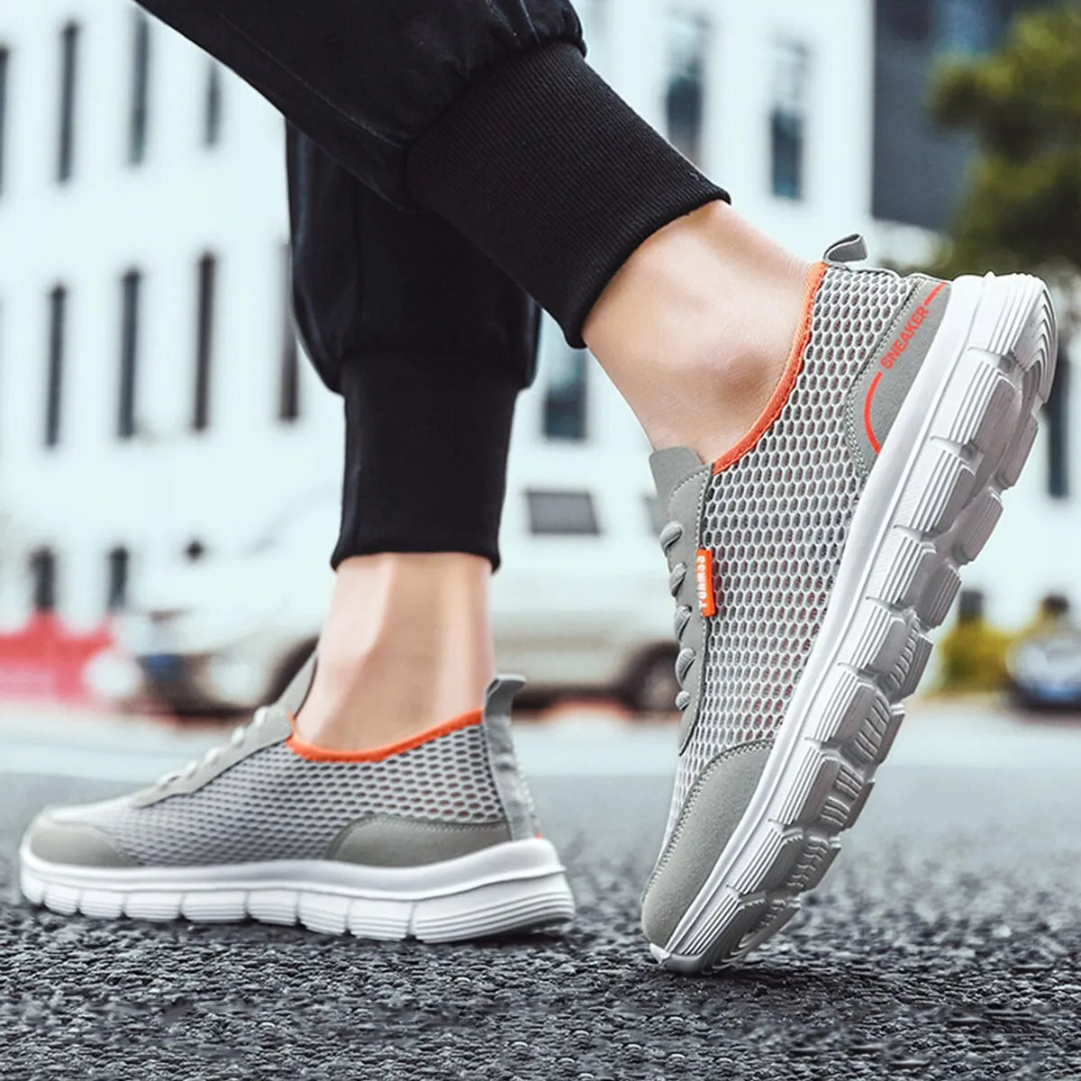 Men Summer Mesh Running Shoes Sneakers
